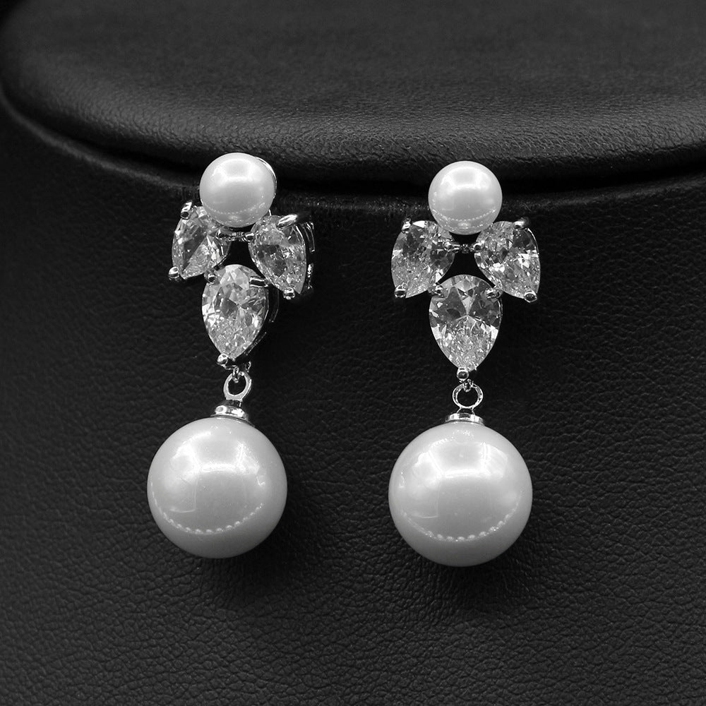 Luxy Moon Birthstone Pearl Wedding Jewelry Sets