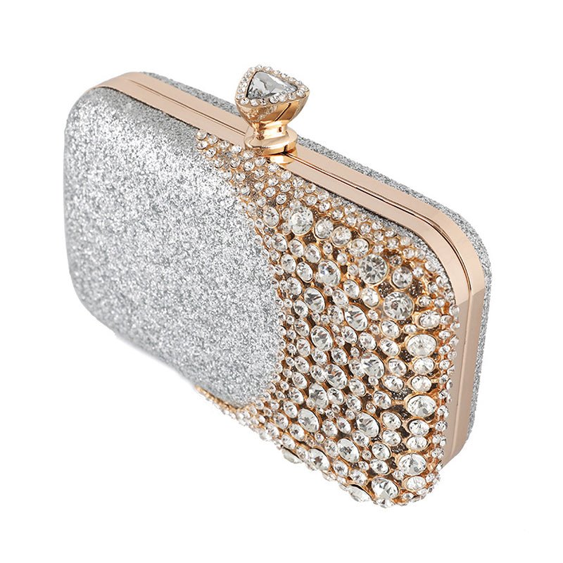 Luxy Moon Bridal Clutch Bag Crystal Wedding Purse