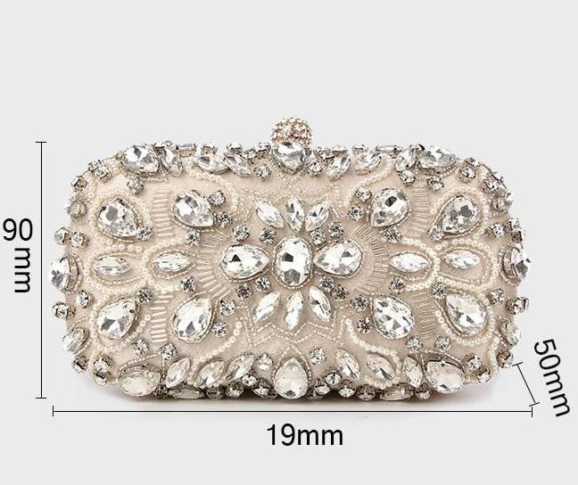 Luxy Moon Crystal Evening Clutches for Weddings