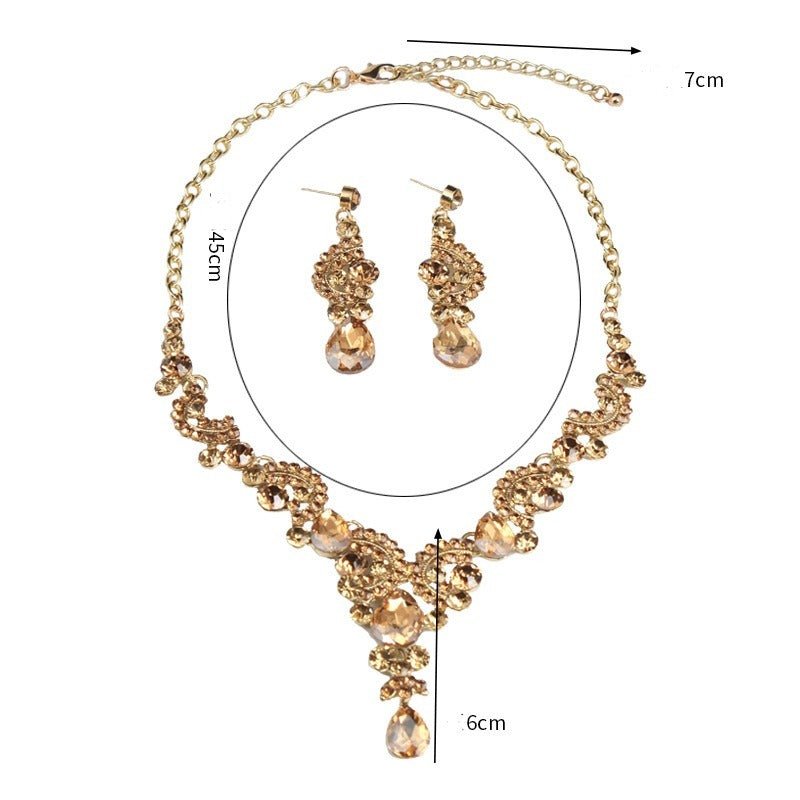 Luxy Moon Crystal Jewelry Set for Wedding