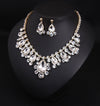 Luxy Moon Crystal Necklace Wedding Jewelry Sets