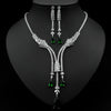 Luxy Moon Cubic Zirconia Wedding Jewelry Sets Personalized Necklaces