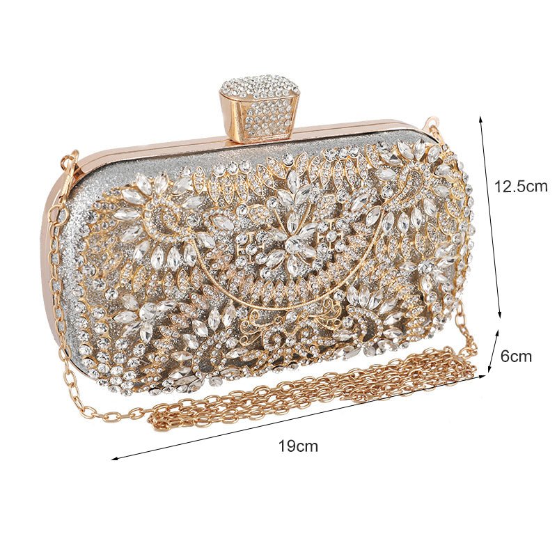 Luxy Moon Diamond Clutch Bags for Weddings