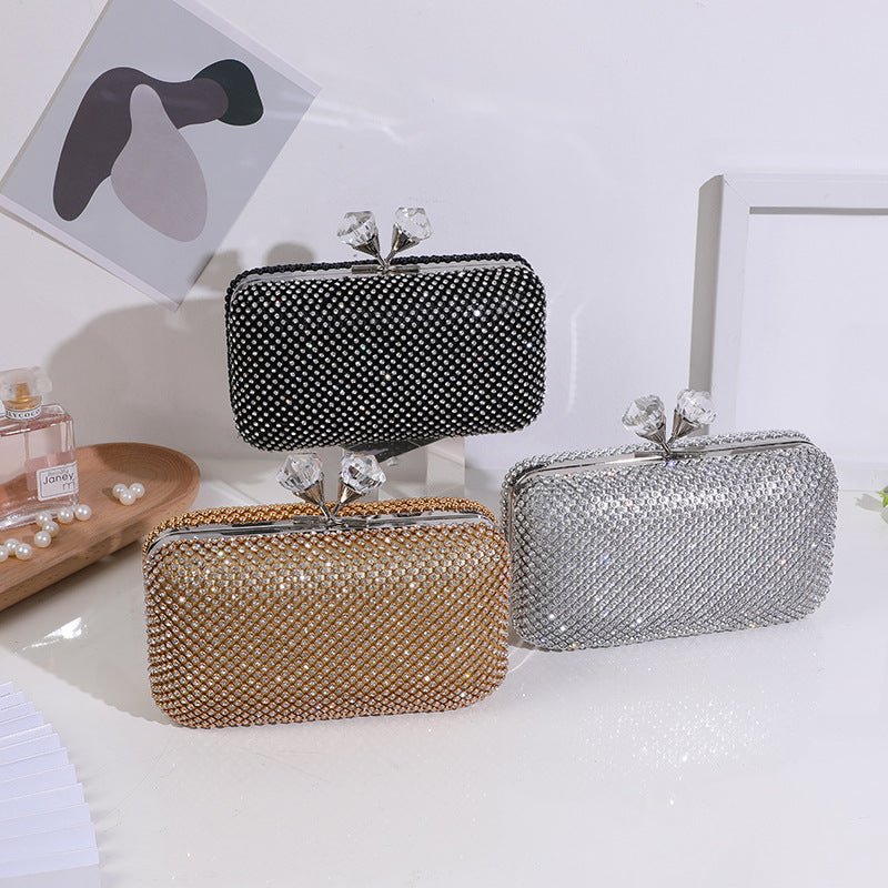 Luxy Moon Diamond Snap Bright Party Handbags
