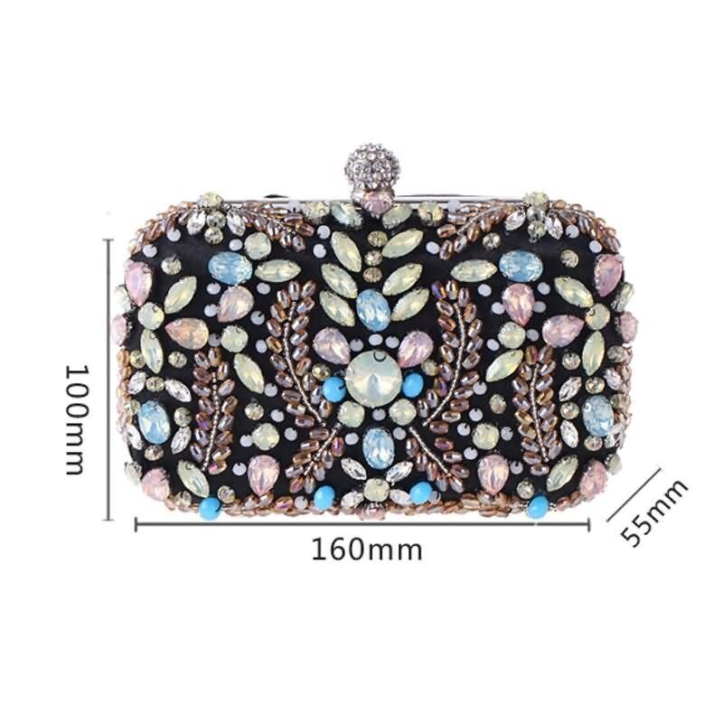 Luxy Moon Evening Bags Diamond Beaded Wedding Wallet
