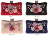 Luxy Moon Flower Evening Bags Pearl Beaded Diamond Clutches