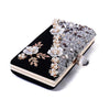 Luxy Moon Flower Evening Bags with Pearl Embellishment