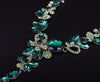Luxy Moon Gemstone Pendant Crystal Wedding Jewelry Sets