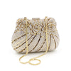 Luxy Moon Golden Floral Luxury Evening Clutch Bag