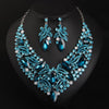 Luxy Moon Heart Necklace Crystal Jewelry Sets