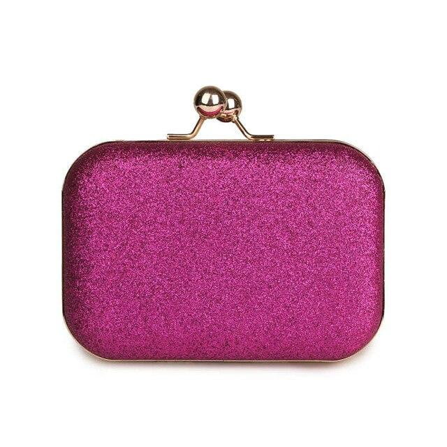 Luxy Moon Leather Evening Bags Candy Color Plaid Clutches