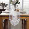 Luxy Moon Long Fine Lace Simple Table Runner Mats Flag Wedding Holiday Decoration