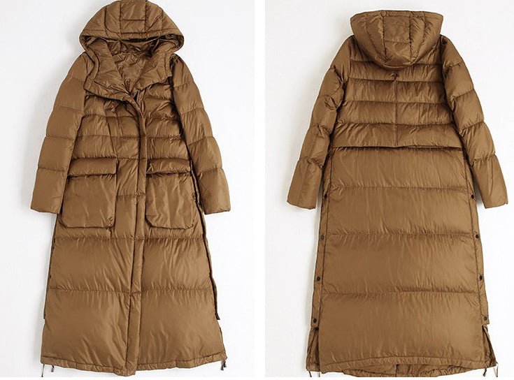 Luxy Moon Long Winter Coats Womens Puffer Coat With Big Pocket