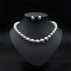 Luxy Moon Mothers Birthstone Necklace Pearl Wedding Jewelry Sets