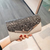 Luxy Moon PU Leather Sequins Party Clutch