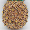 Luxy Moon Party Gold Clutch Cute Pineapple Purse