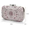 Luxy Moon Pink Evening Bags Crystal Rhinestone Clutch