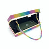 Luxy Moon Rainbow Diamond Wedding Clutch Evening Purse and Handbag