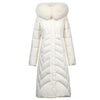 Luxy Moon Real Fox Fur Hood Puffer Coats For Women