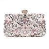 Luxy Moon Rhinestone Evening Bags Diamond Clutches Wedding Handbags Pink