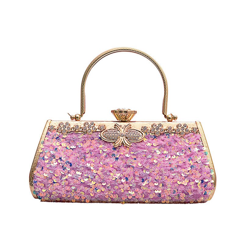 Moonlit Sequinned Glam Purse