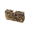 Luxy Moon Square Elegant Sequined Evening Clutch Purse