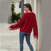 Luxy Moon Tassel Pullover Sweater For Women
