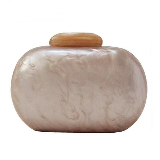 Luxy Moon Wedding Evening Bag Oval Vintage Party Clutch