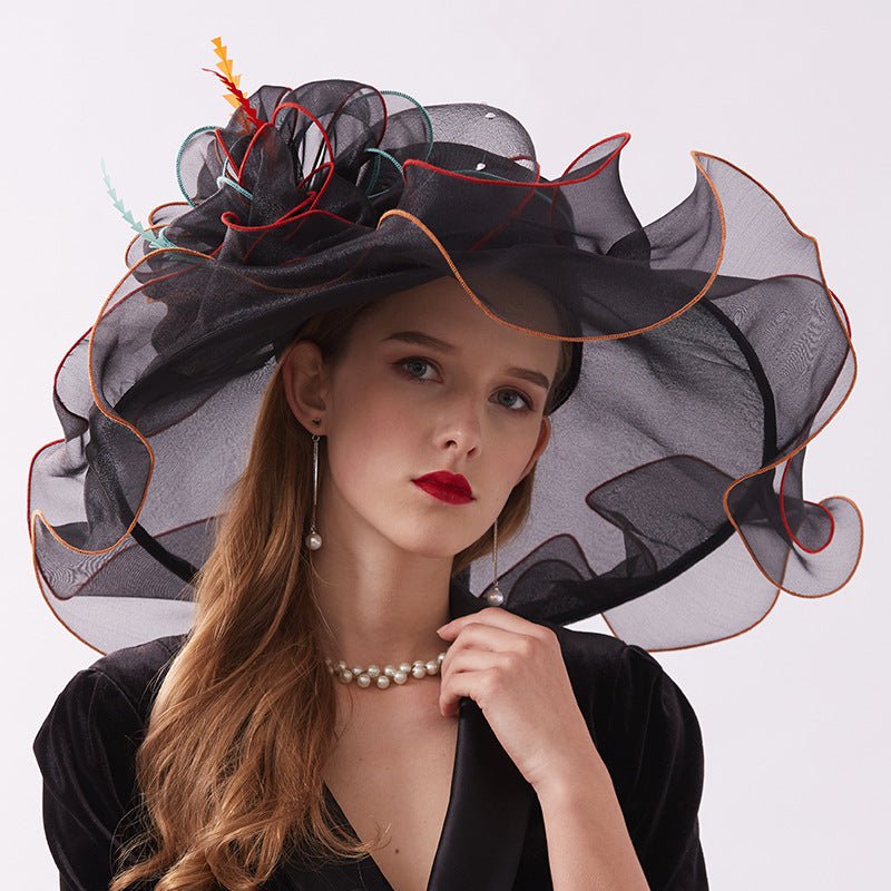 Luxy Moon Wide Brim Floppy Derby Hat for Women