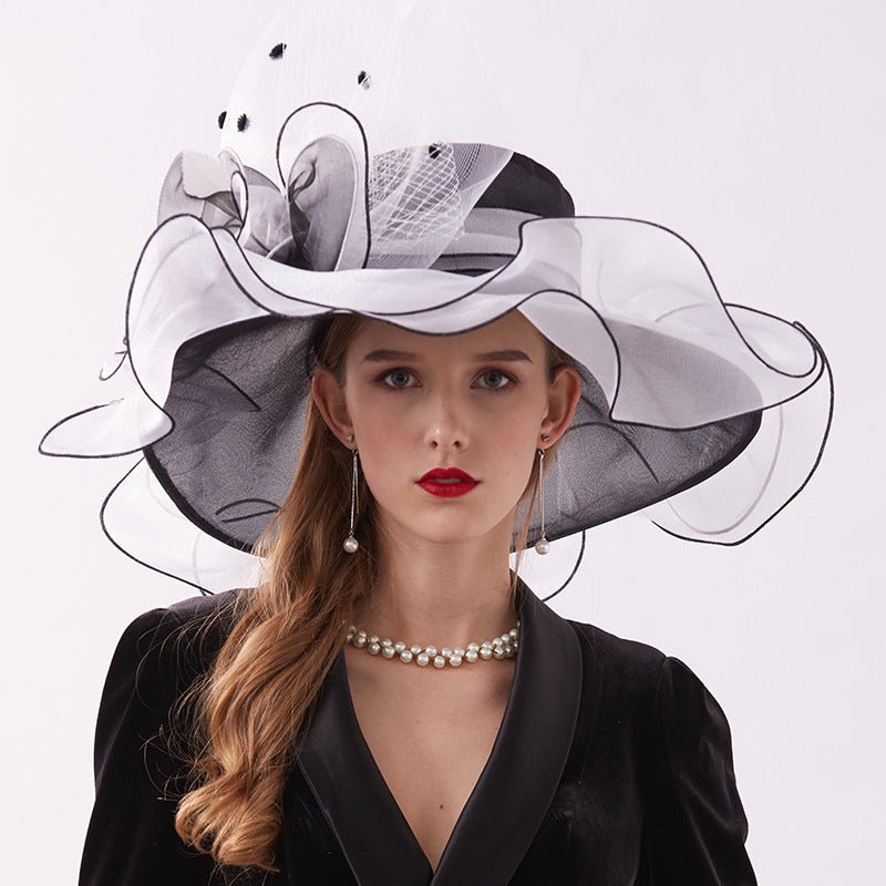 Women\'s Organza Kentucky Derby Fascinator Hat s-l400.jpg main image 4
