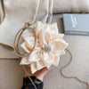 Luxy Moon Women's Clutch Round Flower Evening Bag Wedding Party Purse