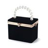 Luxy Moon Women's Evening Wedding Clutch Purse Box Shape Pearl Handbag