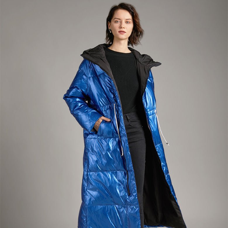Luxy Moon Womens Long Puffer Coat Down Jacket