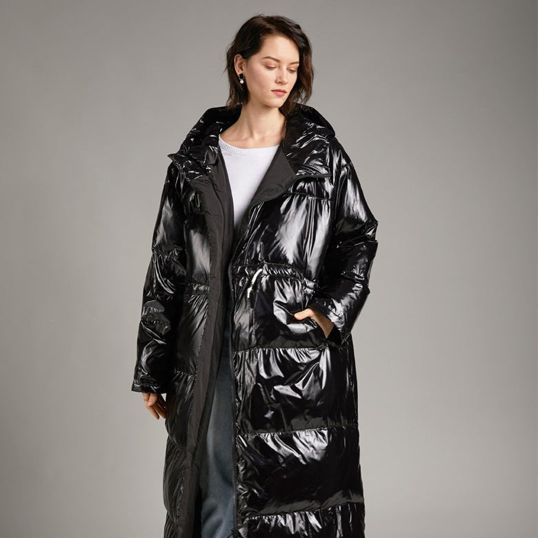 Luxy Moon Womens Long Puffer Coat Down Jacket
